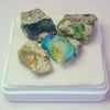 4 Pcs Natural Black Opal Rough | Sizes: 15-20mm - The LabradoriteKing