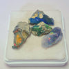 4 Pcs of Natural Black Opal Rough | Sizes: 17-23mm - The LabradoriteKing