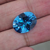 Natural Swiss Blue Topaz Faceted | Oval | 15x11mm - The LabradoriteKing