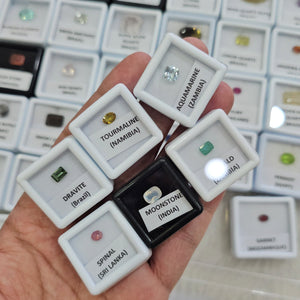 50 Essential Faceted Gemstones Collection Box | Labeled | Natural Earth Mined Gemstones - The LabradoriteKing
