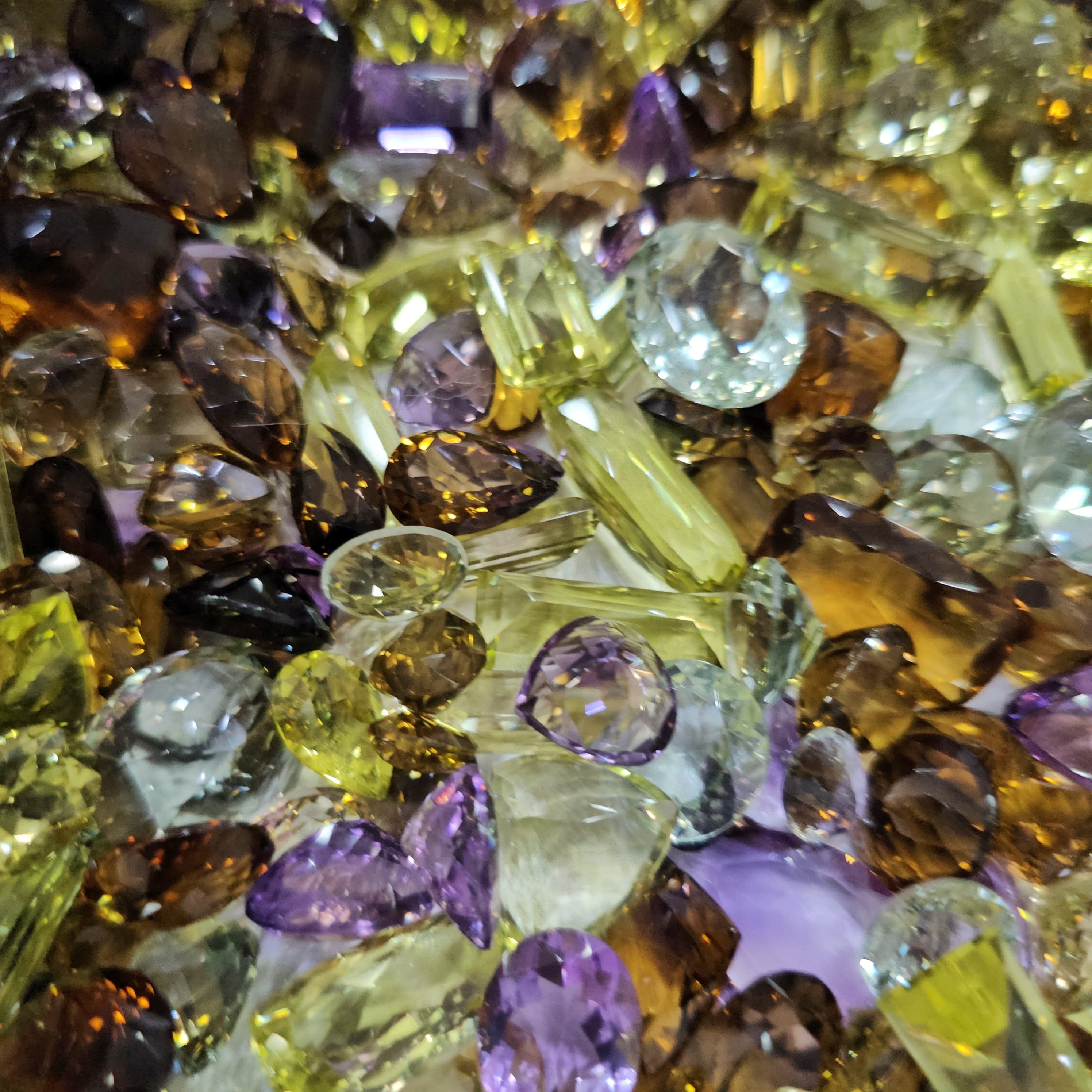 200 Cts Scoop of flawless Quartz | Amethyst, Praisolite, imperial, Smoky, Clear, Lemon, Green Gold | 25 to 35 Pcs