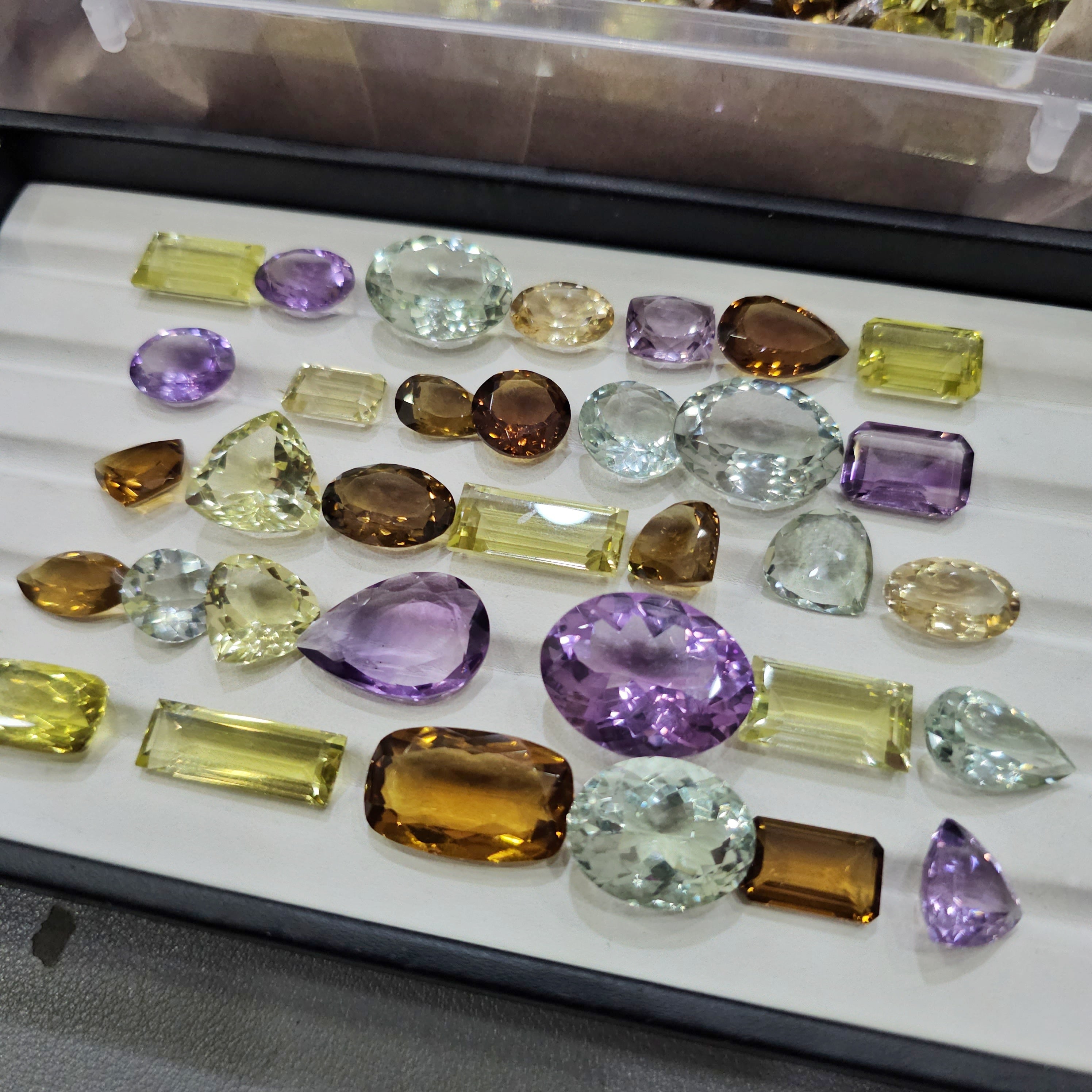 200 Cts Scoop of flawless Quartz | Amethyst, Praisolite, imperial, Smoky, Clear, Lemon, Green Gold | 25 to 35 Pcs