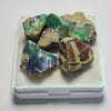 5 Pcs of Natural Black Opal Rough | Sizes: 15-22mm