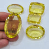 Natural Lemon Quartz Faceted Gemstone  | Size 25-42mm