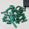 Natural Emerald Faceted Gemstone Baguette | Size: 13-34mm