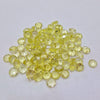 Natural Rejected Lemon Quartz Gemstone Round  | Size: 7-8mm