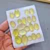 1 Card Of Natural Lemon Quartz Cabochon Gemstone  | Size: 13-27mm