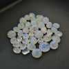 40 Pcs Natural Rainbow Moonstone Cabochons | 8x6mm | Mix Shape