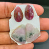 4 Pcs Natural Sapphire Rosecut Pair Gemstone | Mix Shape | Size: 20-26mm