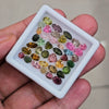 40 Pcs Natural Multi Tourmaline Faceted  | Mix | Size: 4-6mm