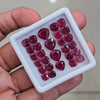 28 Pcs Of Natural Ruby Faceted | mix | Size: 6-9mm