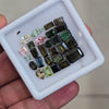 27 Pcs Natural Multi Tourmaline Faceted  | Mix | Size: 4-10mm