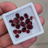 17 Pcs Of Natural Mozambique Garnet Faceted | Mix | Size:5-7mm