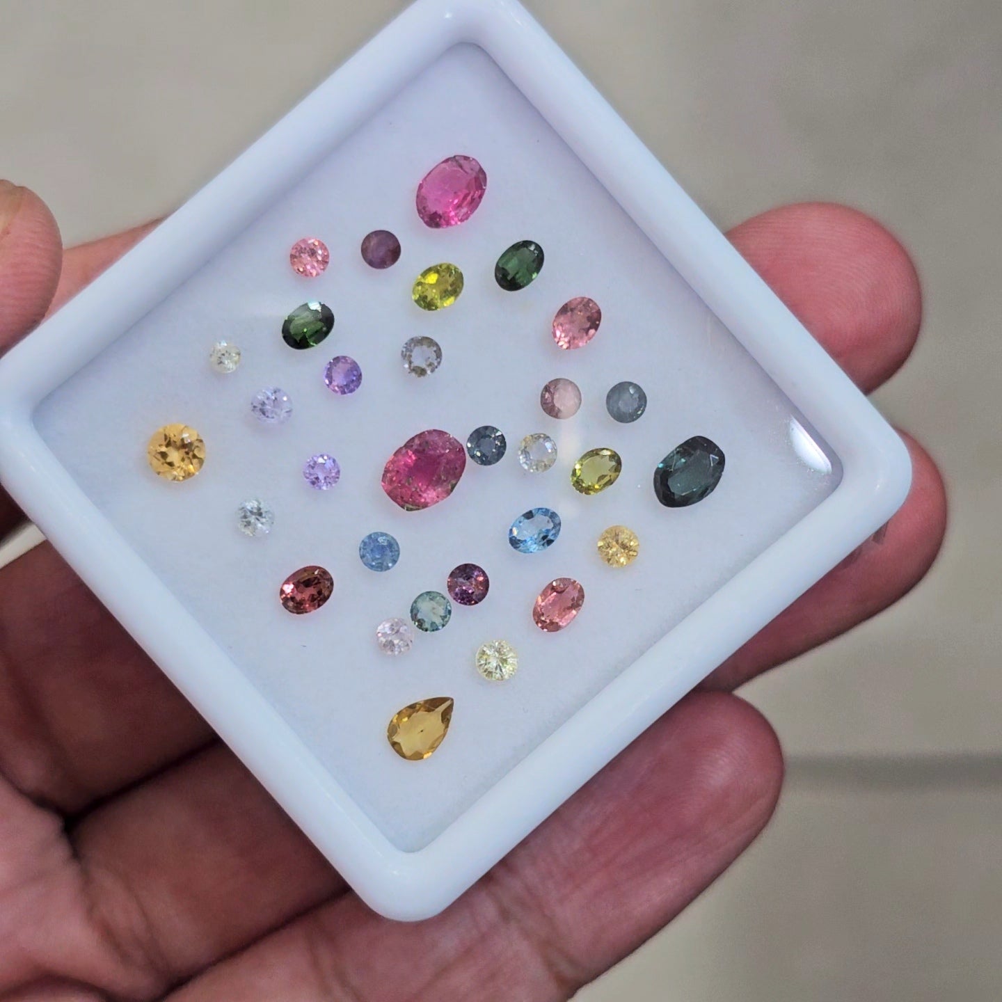 31 Pcs Natural Multi Tourmaline Faceted | Mix | Size:2-6mm