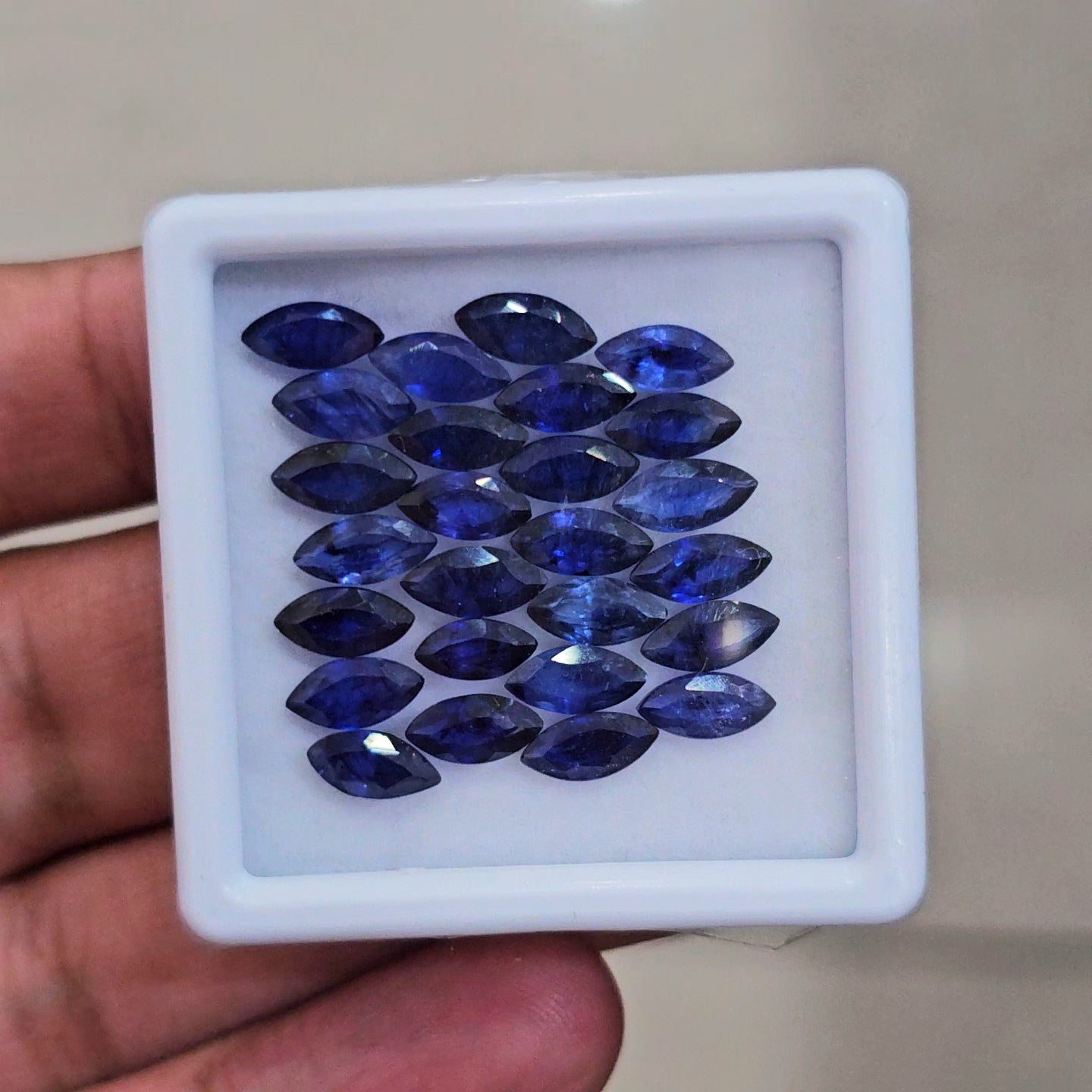 26 Pcs of Natural Blue Sapphire Faceted | Marquise | Size: 8x4mm