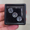3 Pcs Of Natural Clear Quartz Faceted |Round | Size: 10mm