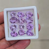 12 Pcs Of Natural Amethyst Faceted | Mix | Size: 7-10mm