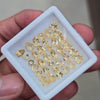 35 Pcs Of Natural Citrine Faceted | Pear & Round | Size: 3-6mm