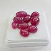 72.7cts Of Natural Clearance Ruby Cabochons | Oval | Size: 9-15mm | 9pcs