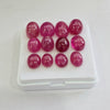 88.1cts Of Natural Clearance Ruby Cabochons | Oval | Size: 9-14mm | 12pcs
