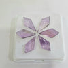 24.7cts Of Natural Amethyst Flat Back Fancy | Size: 18x9mm | 6pcs
