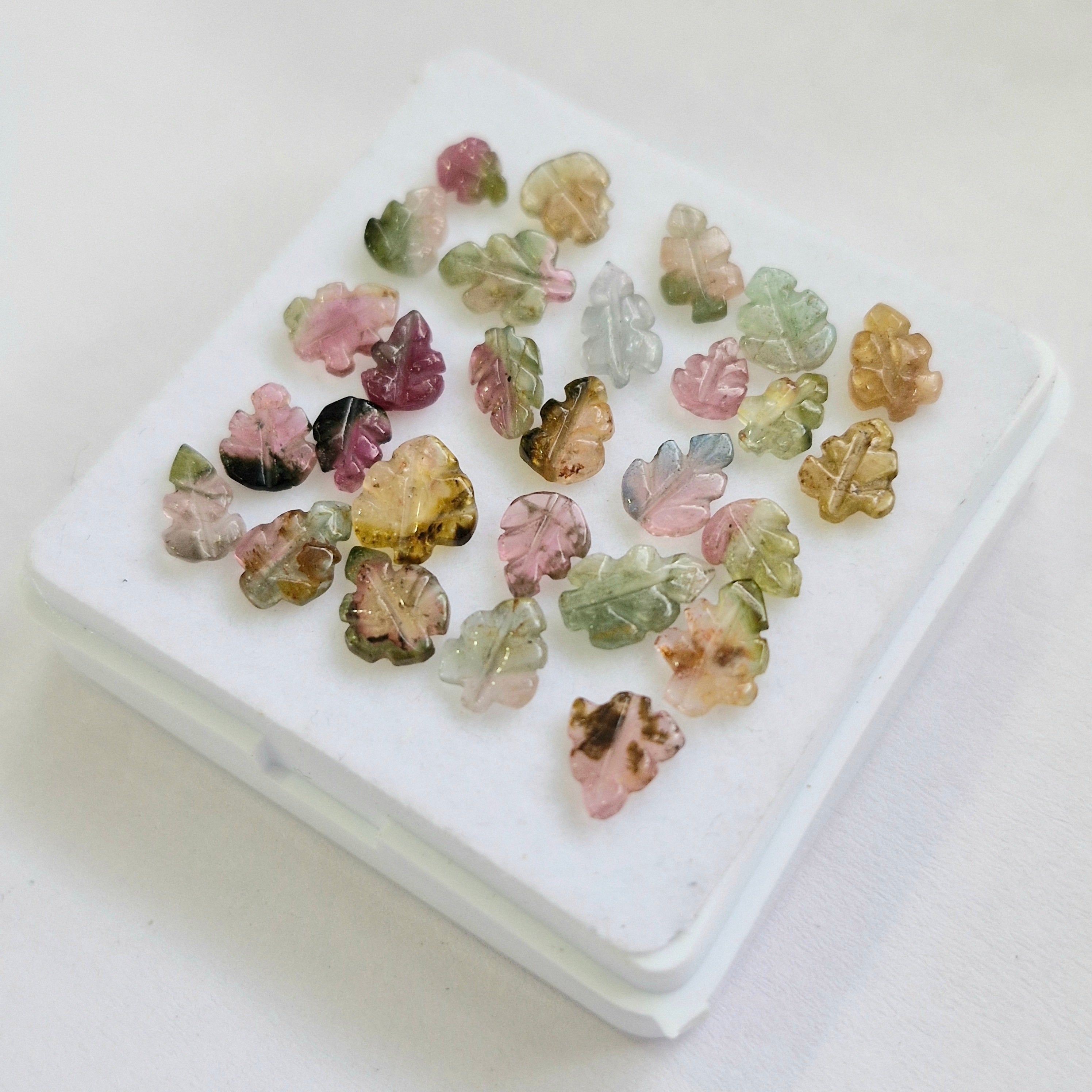 14.1cts Of  Natural Tourmaline Leaf   | Size: 6-10mm | 28pcs