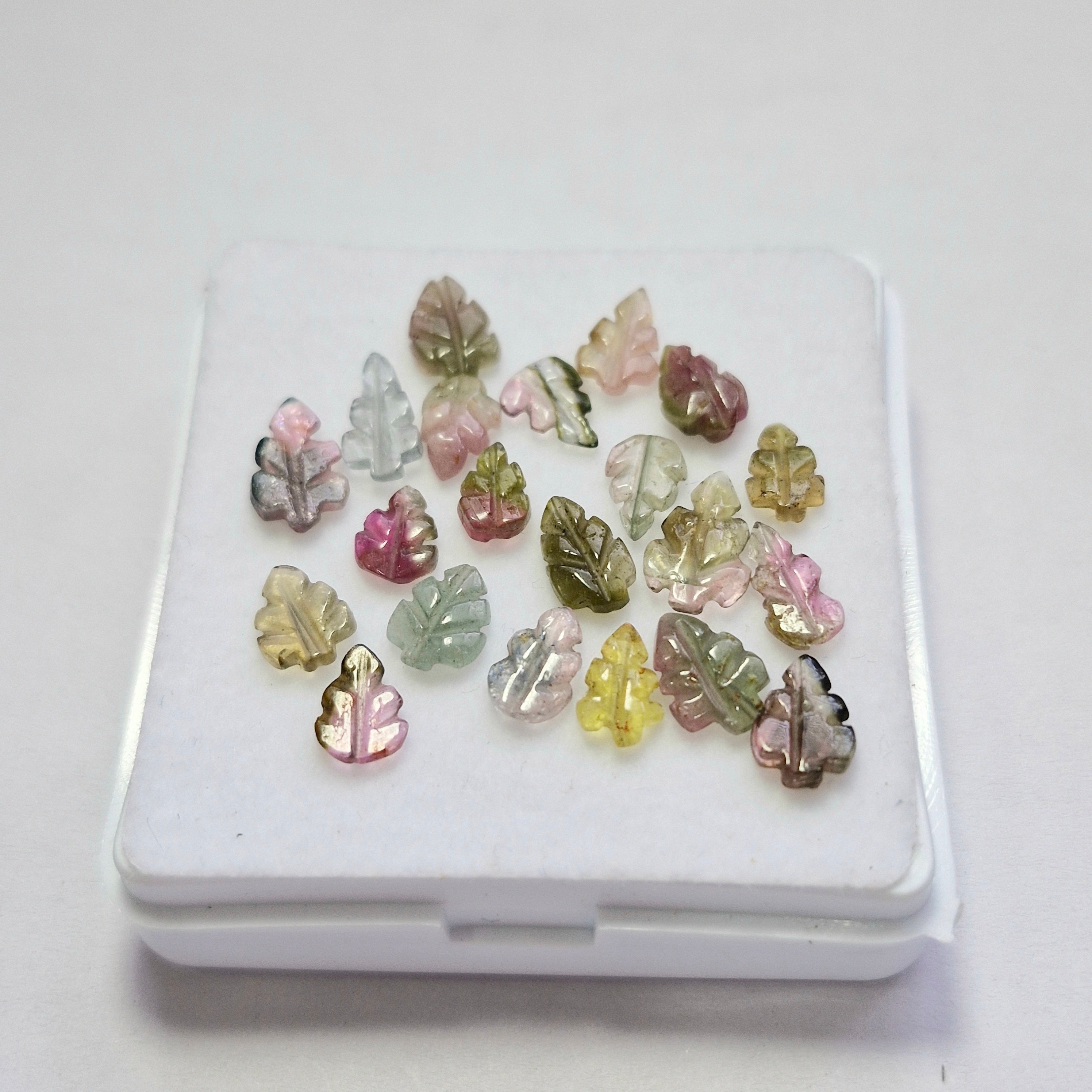 11.8cts Of  Natural Tourmaline Leaf   | Size: 7-10mm | 20pcs
