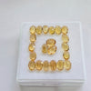 9.3cts Of  Natural Citrine Faceted  | Oval | Size: 6x4mm | 21pcs