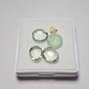 12.2cts Of  Natural Citrine, Prasiolite & Chalcedony Faceted  | Mix | Size: 6-12mm | 5pcs