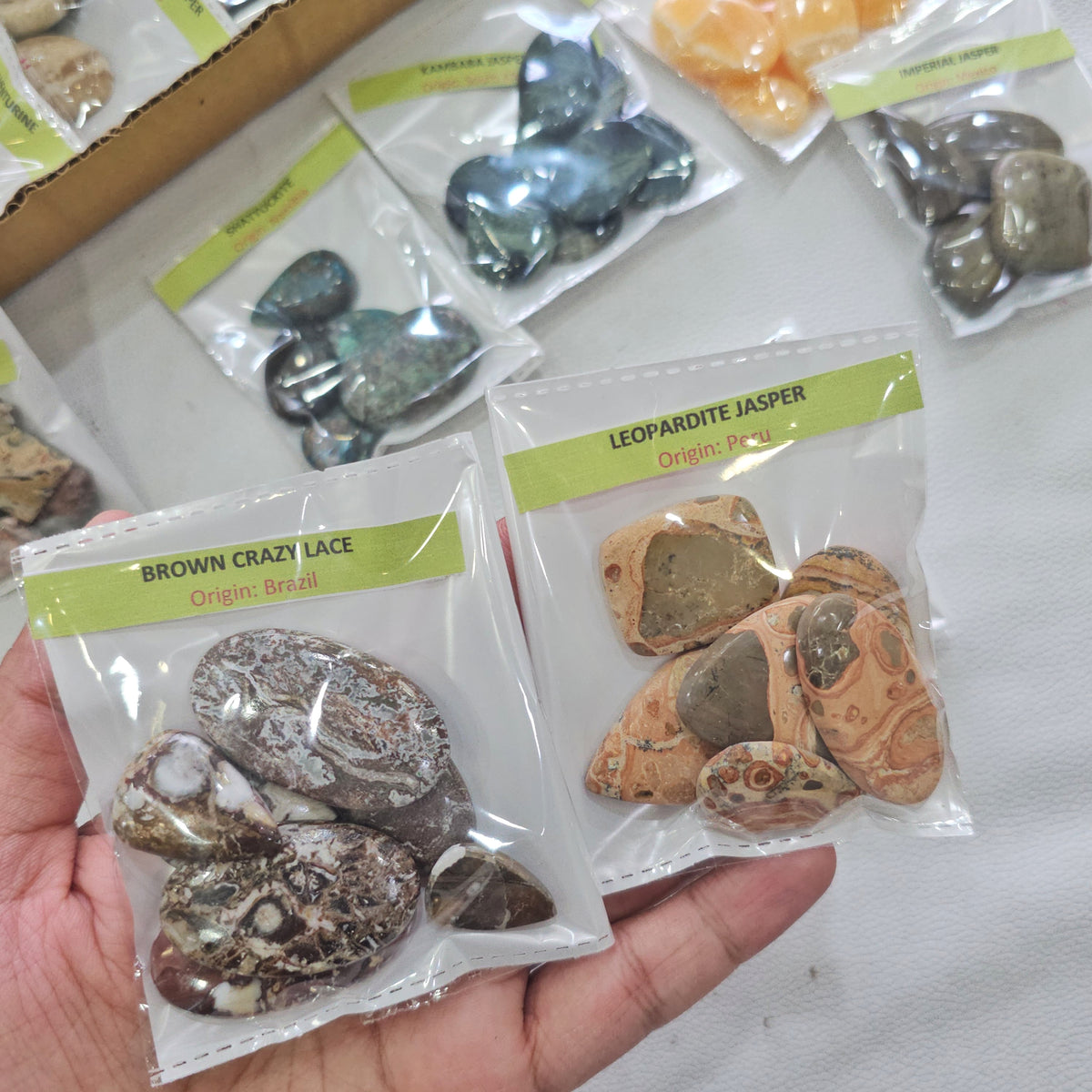 20 Cabochons Set curated for Labor Day | Limited Box | 1KG Box | 100+ Stones