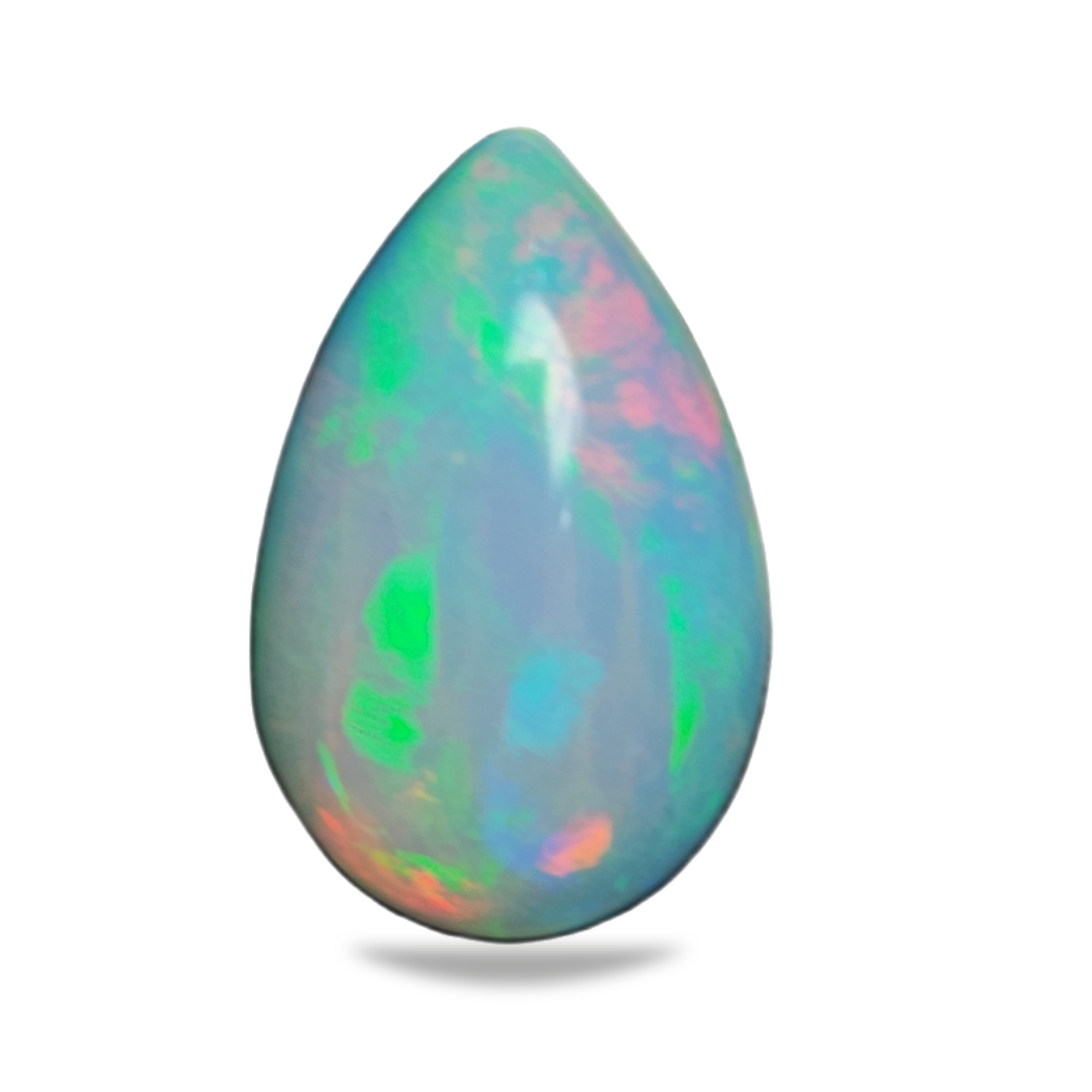 1 Pcs Natural Opal Cabochon Gemstone Pear Shape: | Size: 17x11mm - The LabradoriteKing
