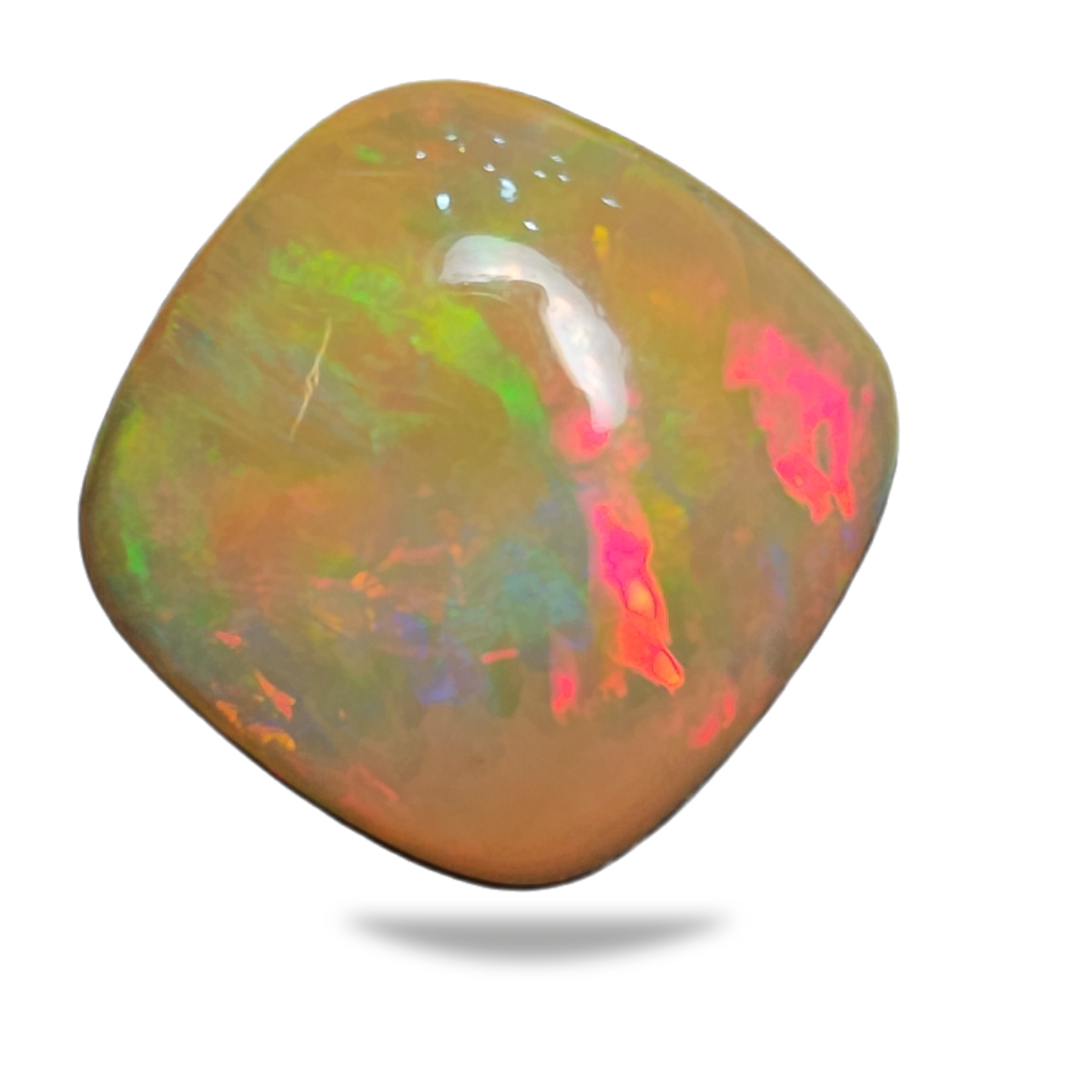 1 Pcs Natural Opal Cabochon Gemstone Square Shape: | Size: 14mm - The LabradoriteKing