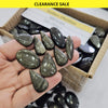 500 Grams Natural Golden Obsidian Cabochons | 15–45mm | 160–180 Pcs | Polished Gemstones - The LabradoriteKing