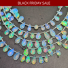 Natural Opal Drop Beads | 8 Inches High Quality | 30 Pcs | 6-9mm - The LabradoriteKing