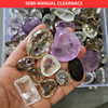 500Gram Mix Brazilian Faceted Crystal | Mix of Amethyst, Clear quartz, Smoky, Phantom, Imperial Quartz, White Topaz