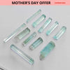 10 Pcs of Natural Vanadium Emerald Rough |10-22mm long | Cylinder Shapes - The LabradoriteKing