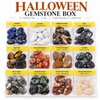 Halloween Gemstone Cabochon Box | 12 Varieties, 1KG | Labeled Natural Stone:  Iolite, Moonstone, Larvikite More - The LabradoriteKing