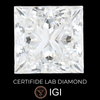 Lab Grown Diamond Princess Cut | Excellent Cut | VS2 Clarity | E Color Fine White | Premium Quality - The LabradoriteKing