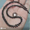 Good Quality Black Drops Beads 36 Cts