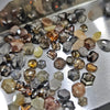 2 Pcs of Fancy colour Diamonds | Rosecuts | 4-5mm size - The LabradoriteKing