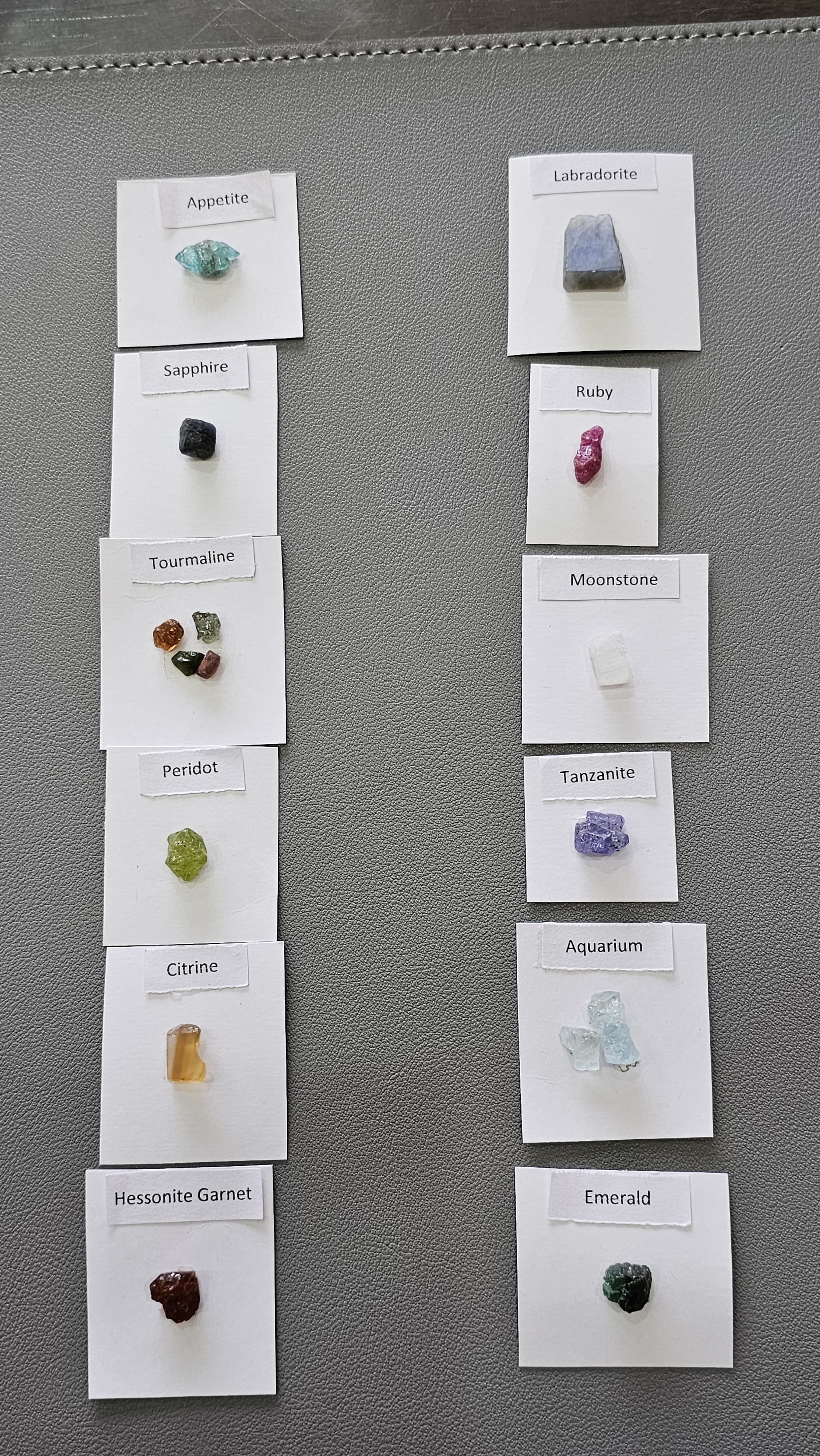 12 Card Natural Mix Rough Gemstones | Unshape | Size:5-15mm - The LabradoriteKing