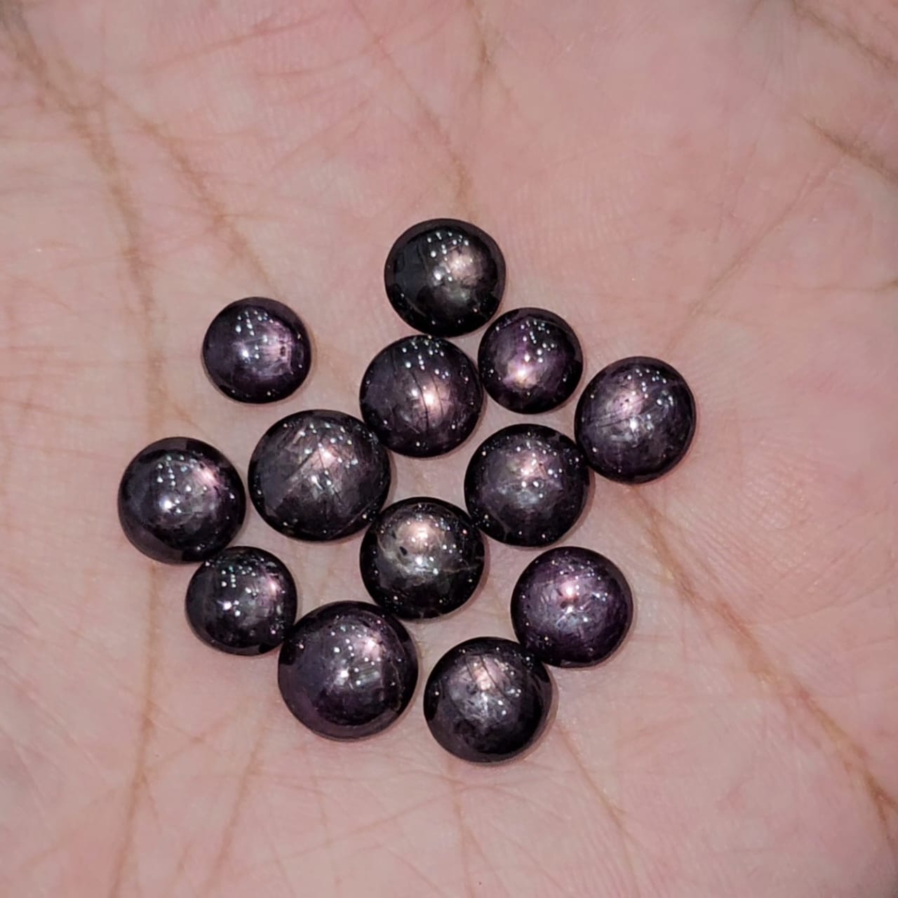 1 Pcs of Natural Star Ruby Cabochons | 6 Rayed Star - The LabradoriteKing