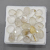 21 Pcs Of Mix Natural Golden Rutile Quartz Rosecut | Shape: fancy | Size: 11-14mm