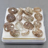 15 Pcs Of Mix Natural Copper Rutile Rosecut | Shape: fancy| Size: 13-16mm