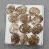 12 Pcs Of Mix Natural Copper Rutile Rosecut | Shape: fancy| Size: 16-20mm