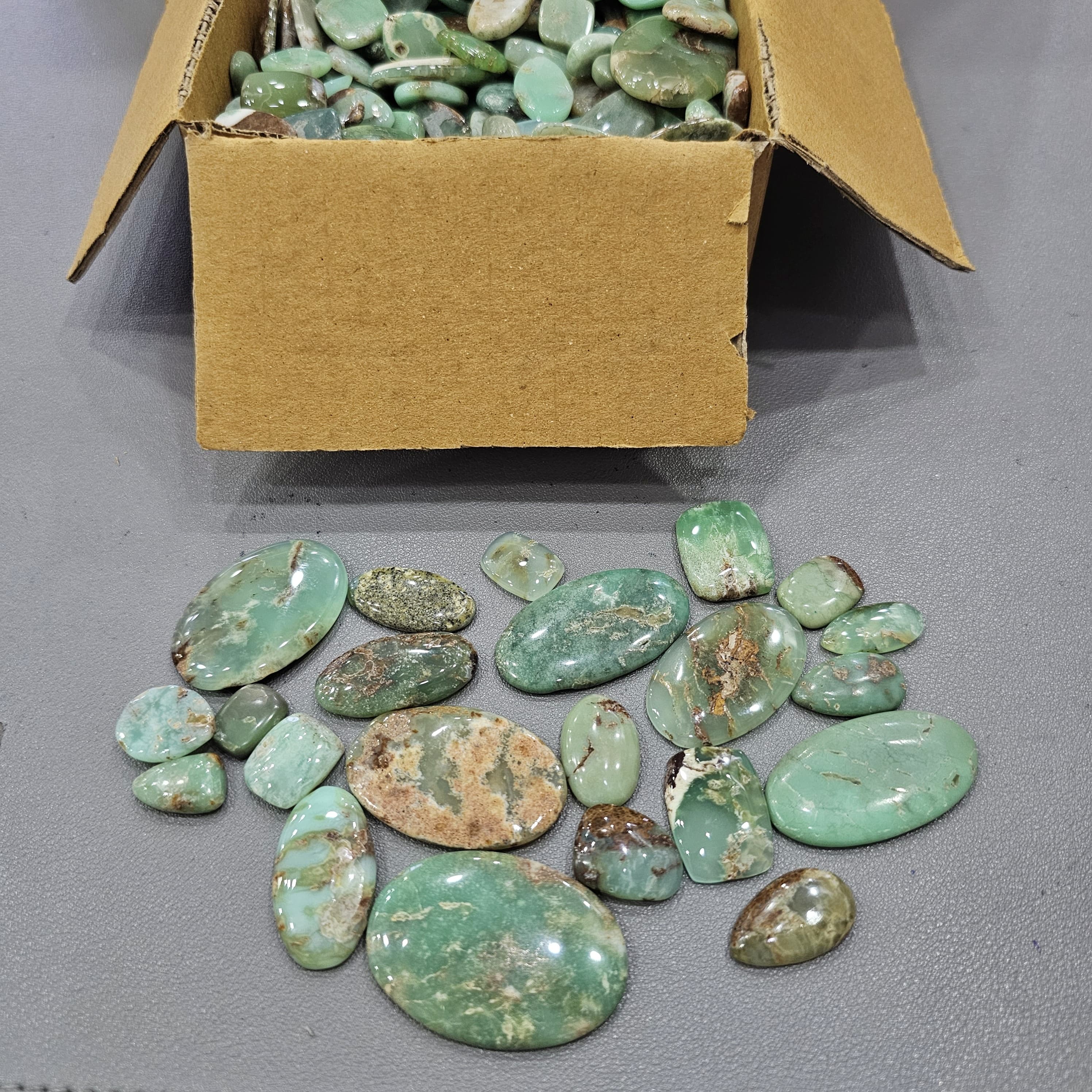 250Grams/500 Grams Natural Chrysoprase | 15-40mm | 130-150 Pcs