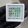 24 Pcs Of Natural Emerald Faceted | Shape: Mix| Size: 4-6mm