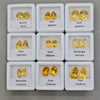 9 Pairs of Natural Citrine Faceted Stones | 8–13mm | Golden Yellow Sparkling Gems