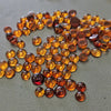 35pcs of Natural Orange Garnet Cabochons | 3–7mm | Round Shape - The LabradoriteKing