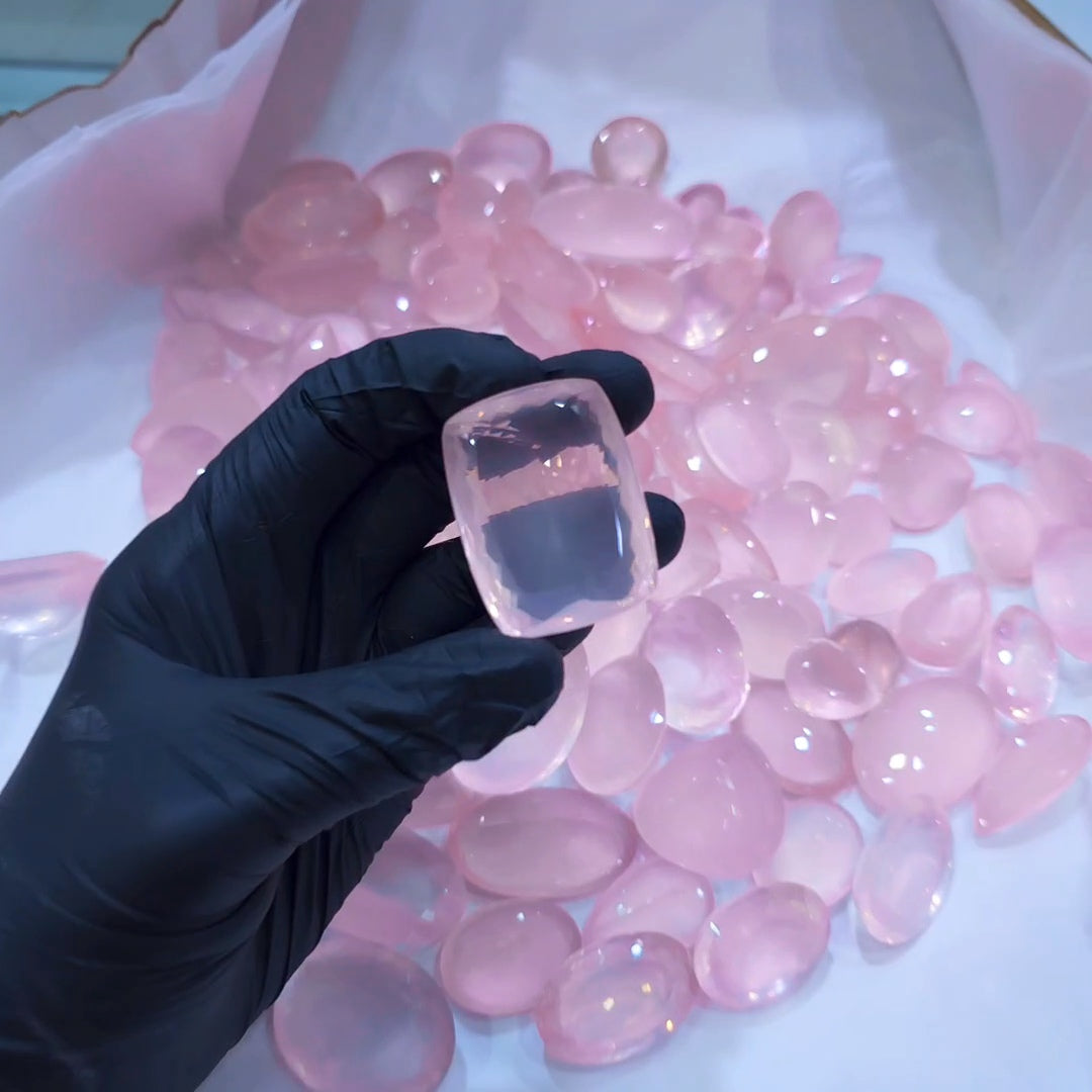 Unheated Natural Rose Quartz Jumbo above 100 Carats (One Unit) | Random pick